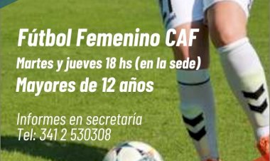 Fútbol Femenino en la Sede