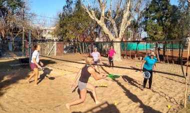 Entrenamientos de Beach Tennis en la Sede