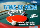 Clases de Tenis de Mesa en la Sede