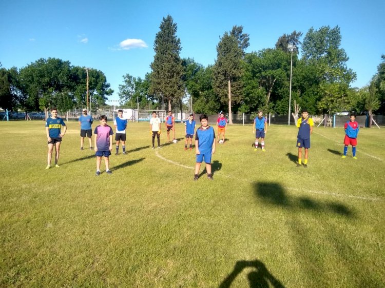 Entrenamientos de Fútbol Federado en el Anexo