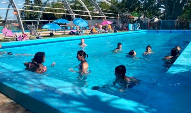 La temporada de pileta está a pleno en el Caf
