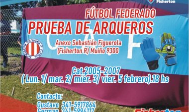 Fútbol Federado: continúan las pruebas de jugadores