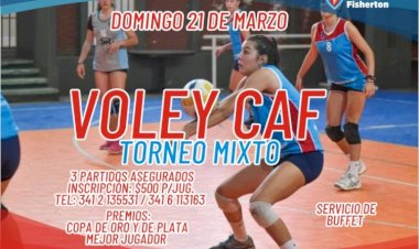 Se viene el Torneo Mixto de Vóley