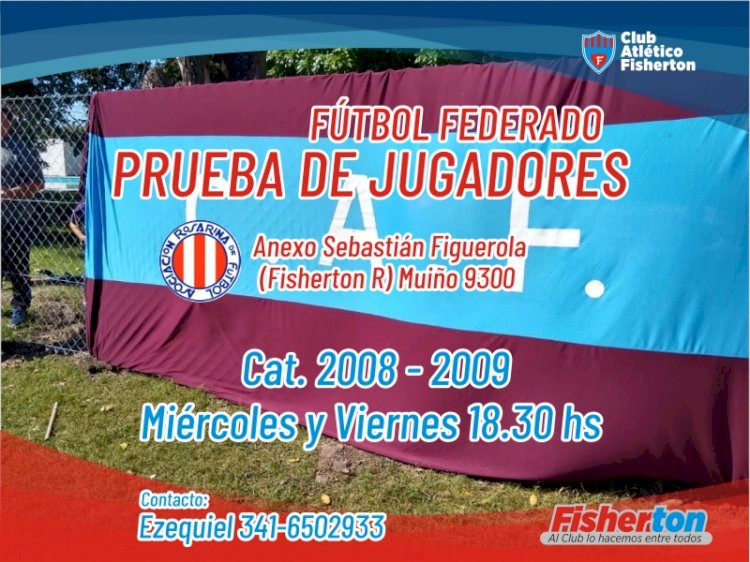 Fútbol: pruebas de jugadores