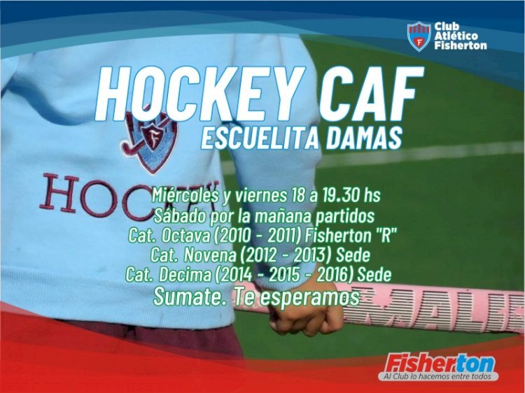Hockey: sumate a las Escuelitas