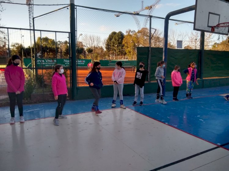 Vóley: prácticas en la Sede