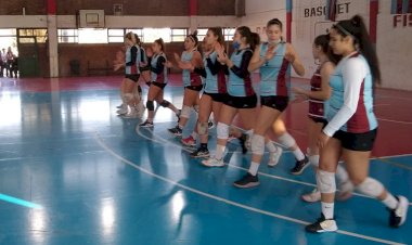 Alegría por volver: el vóley reinició la acción