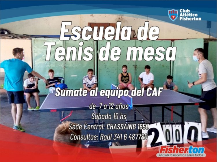 Súmate al Tenis de Mesa