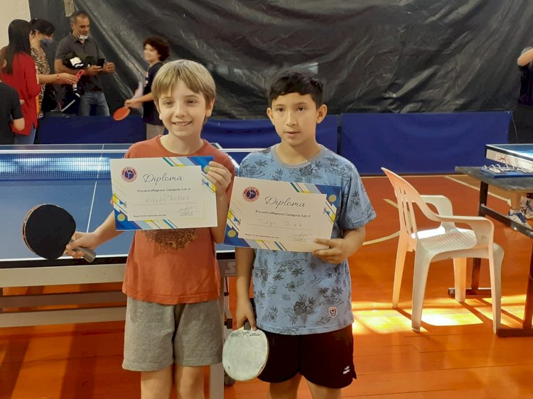 Participación en el Encuentro Regional de Tenis de Mesa