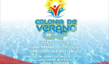 Se viene la Colonia de Verano