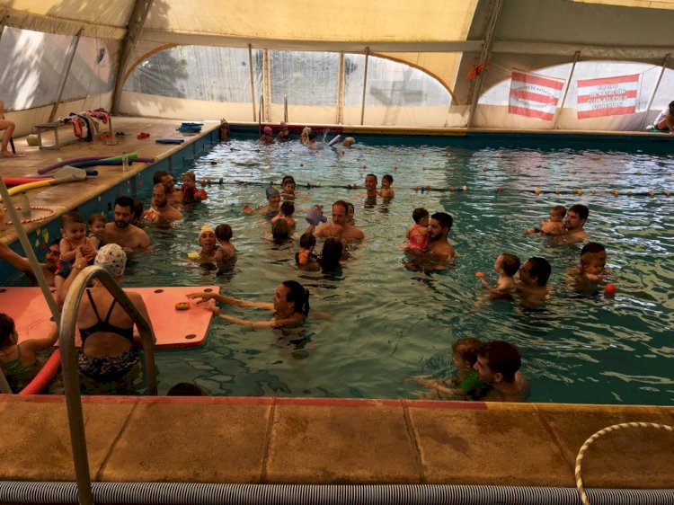 Natación para bebés cerró la temporada