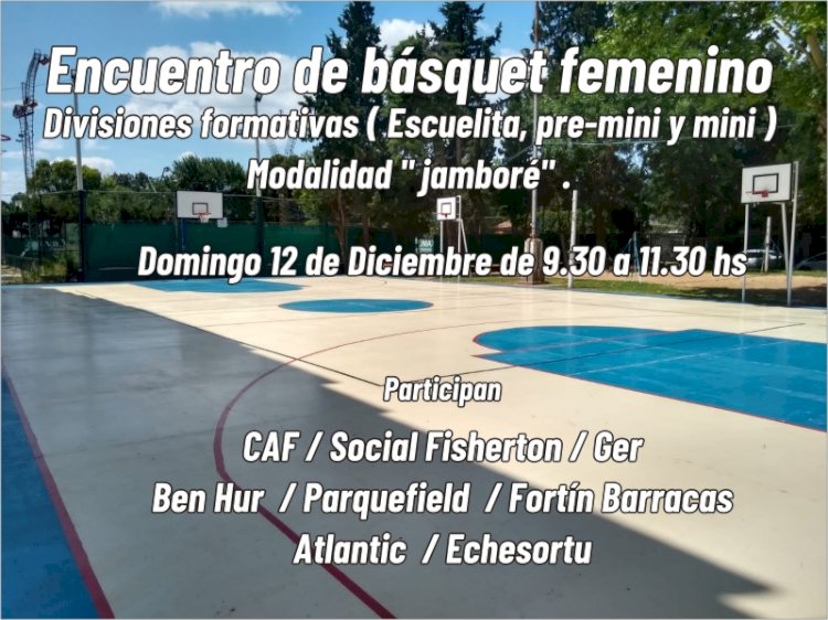 Encuentro Femenino de Básquet