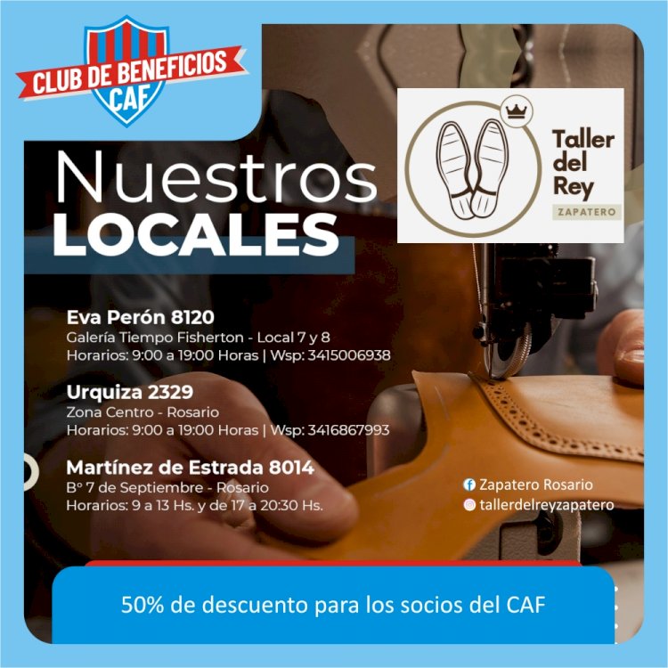 Lonera Rosario y Taller del Rey se suman al Club de Beneficios