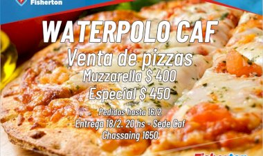 Venta de pizzas para Waterpolo
