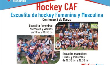 Comienzo de la Escuelita de Hockey