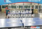 Tenis de Mesa en la Sede