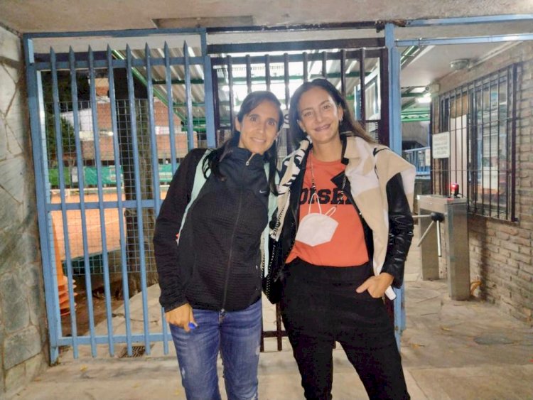 Luciana Aymar visitó la Sede