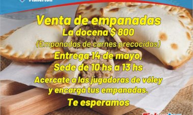 Vóley: venta de empanadas