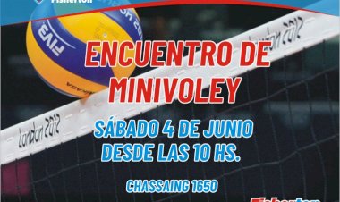 Encuentro de Minivóley en la Sede