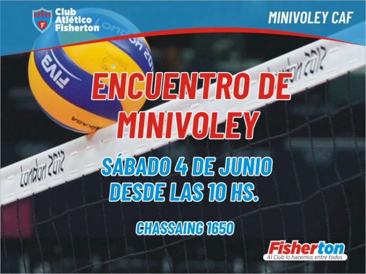 Encuentro de Minivóley en la Sede