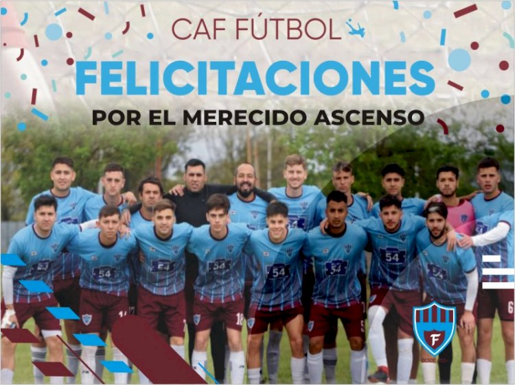 Ascendió la 1ra de Fútbol federado